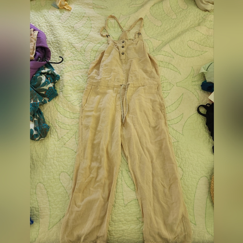 John Bull - Tan Linen Jumpsuit